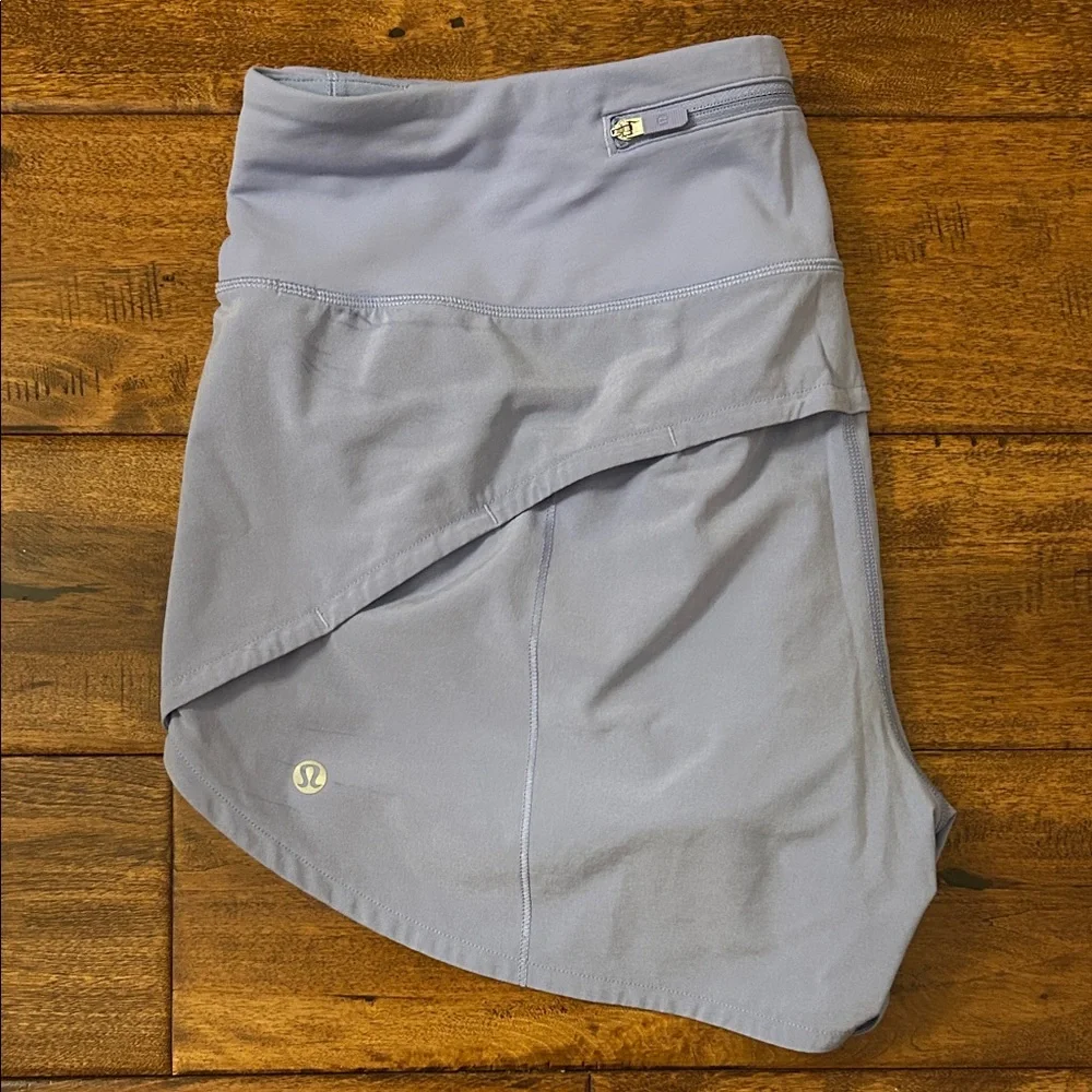 Lululemon Athletica Speed Up High Rise Lavender Shorts - Picture 3 of 4